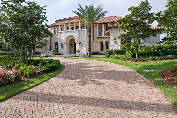 Cobblestone Driveway Pavers in Downey, CA